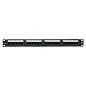 Патч-панель TERACOM PRO 19'' Cat.5E 1U неэкранированная UTP 24 порта RJ-45 Dual IDC с органайзером
