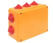 Коробка огнестойкая 150х110х70мм IP55, 3 двойных клеммника 1,5-10 мм2 EKF