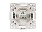 Стокгольм Механизм Розетки Phone 1-местной белый EKF PROxima