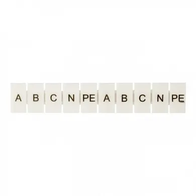 Маркеры для JXB-ST 1,5 с символами "A, B, C, N, PE" (100 шт.) EKF PROxima