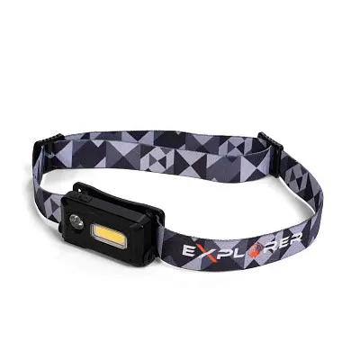 Фонарик налобный "Explorer" HL-6570 (КВТ) со встроенным аккумулятором