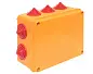 Коробка огнестойкая 190х140х70мм IP55, 3 двойных клеммника 1,5-10 мм2 EKF