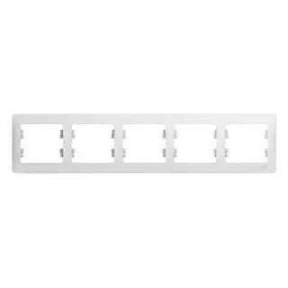 ШЭ Глосса Рамка 5-я гориз. GSL000105 (белый)