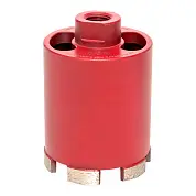 Коронка алмазная для дрелей с микроударом (верхнее пылеудаление) DCH-68MHS Micro Hit Laser M16 EKF 