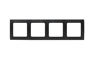 Стокгольм Рамка 4-местная черная EKF PROxima