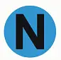 Наклейка "N" d=20mm. EKF PROxima
