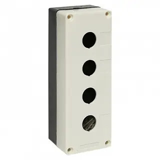 Корпус КП104 пластиковый 4 кнопки белый EKF PROxima