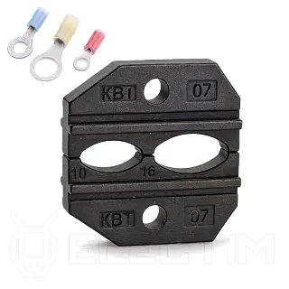 Матрица МПК-07 для обжима изолированных наконечников сечением 10-16 мм (КВТ)