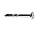 Шуруп 10х50 мм шестигр. головка, цинк, DIN 571 (4 шт в зип-локе) STARFIX, арт.SMZ1-63721-4