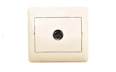 Розетка TV 75О 1-мест. 5-862 Мгц беж. София EKF Simple