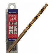 Сверло по металлу 4.5мм кобальт 5% 10шт