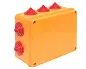 Коробка огнестойкая 190х140х70мм IP55, 3 двойных клеммника 1,5-25 мм2 EKF