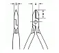 Бокорезы для электромеханика, L-125 мм, чёрные, 2-комп. рукоятки 22 (KNIPEX)