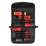 Отвертка диэлектрическая со сменными битами НИО-1118 серия СЛИМ (КВТ)