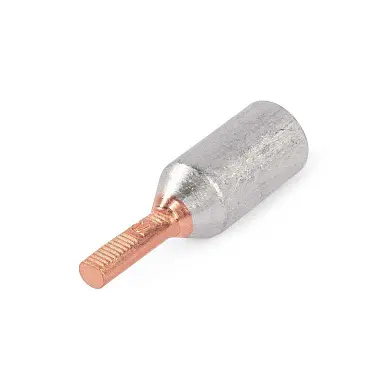 Наконечники алюмомедные штыревые с плоским штифтом НШАМ-П (КВТ)