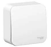 BLANCA О/У РОЗЕТКА 3-ая без заземления без шт. ИЗОЛ.ПЛ., 16А, 250В, БЕЛЫЙ