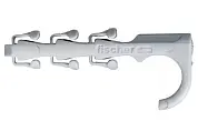 Скоба односторонняя нейлоновая для труб и кабелей SF plus ES 28 (упак. 100шт) Fischer