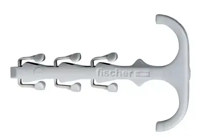 Скоба двухсторонняя нейлоновая для труб и кабелей SF plus ZS 10 (упак. 100шт) Fischer