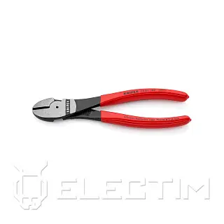Бокорезы особой мощности, L-180 мм, чёрные, обливные рукоятки (KNIPEX)м (Knipex)
