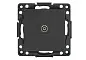 Стокгольм Механизм Розетки TV 1-местной оконечной 10дБ-240МГц черный EKF