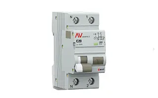 DVA-10 1P+N 20А (C) 30мА (AC) 10кА EKF AVERES
