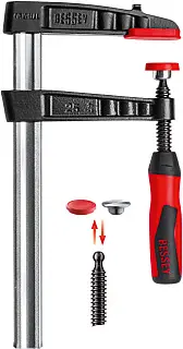 Струбцина чугунная 300/80, 6 кН, 2К ручка BESSEY