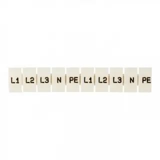Маркеры для JXB-ST 1,5 с символами "L1, L2, L3, N, PE" (100 шт.) EKF PROxima