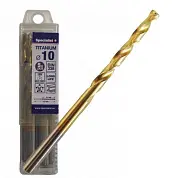 Сверло по металлу 10мм титан 5шт