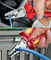 Пресс-клещи для обжима контактных гильз VDE 1000V, кол-во гнёзд: 9, 0.25 - 16.0 мм (AWG 23 - 5), L-180 мм, 2-комп. рукоятки (KNIPEX)