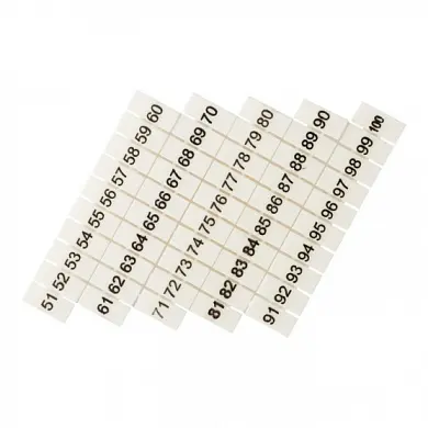 Маркеры для JXB-ST 4 с нумерацией 50-100 (100 шт.) EKF PROxima