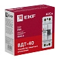 Устройство защитного отключения УЗО ВДТ-40 2P 63А/100мА (электронное) EKF Basic