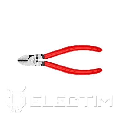 Бокорезы, L-140 мм, твёрдость кромок 62 HRC, чёрные, обливные рукоятки (KNIPEX)