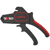 Стриппер автоматический, зачистка: D 0.2 - 6 мм, (AWG 24-10), рез кабеля: 2.5 мм, L-195 мм (KNIPEX)