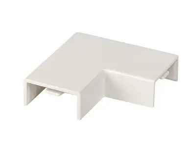 Поворот 90 гр. (20х10) (4 шт) белый EKF-Plast