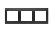 Стокгольм Рамка 3-местная черная EKF PROxima