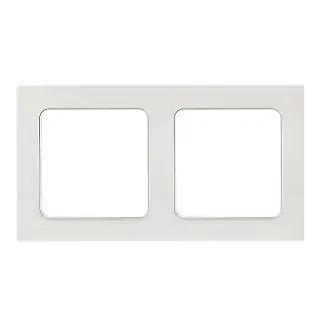 Стокгольм Рамка 2-местная белая EKF PROxima