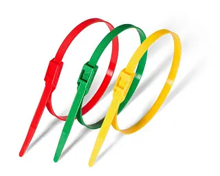 КСГ Кабельные стяжки нейлоновые разъемные с горизонтальным замком (100шт) (Fortisflex)