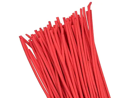 Термоусаживаемая трубка ТУТ нг 4/2 красная в отрезках по 1м EKF PROxima