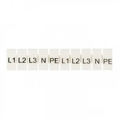 Маркеры для JXB-ST 4 с символами "L1, L2, L3, N, PE" (100 шт.) EKF PROxima