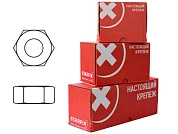 Гайка М10 шестигр., цинк, кл.пр. 6, DIN 934 (100 шт в карт. уп.) STARFIX, арт.SMC1-47278-100