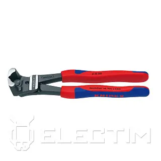 Болторез торц.особ. мощн.,рез: провол. мягк. ∅ 6 мм,средн. ∅ 4 мм, тверд. ∅ 3.5 мм, роял. струна ∅ 3 мм, L-200 мм, 64 HRC, черн., 2-к ручки (KNIPEX)