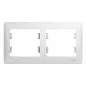 ШЭ Глосса Рамка 2-я гориз. GSL000102 (белый)