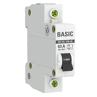 Выключатель нагрузки 1P 63А ВН-29 Basic