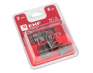 Клемма СМК 221-412 блистер (5шт.) EKF