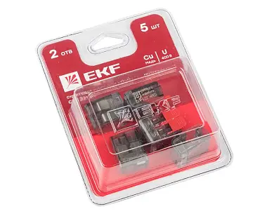 Клемма СМК 221-412 блистер (5шт.) EKF