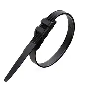 Стяжка нейлоновая КСУ усиленные, всепогодные (черн) (100шт) (Fortisflex)