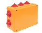 Коробка огнестойкая 190х140х70мм IP55, 5 двойных клеммников 1,5-10 мм2 EKF