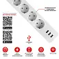 Умный удлинитель EKF Connect PRO Wi-Fi c USB