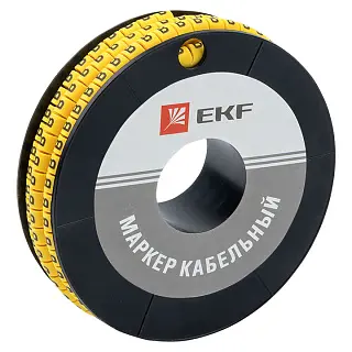 Маркер кабельный 2,5 мм2 "B" (1000 шт.) (ЕС-1) EKF PROxima