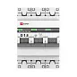 Автоматический выключатель 3P 1,6А (D) 4,5kA ВА 47-63 EKF PROxima